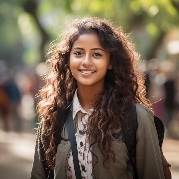 portrait-happy-smiling-teenage-girl-with-copybooks-generator-by-ai_911060-27946